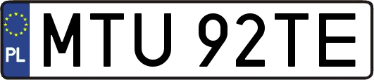 MTU92TE
