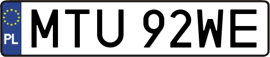 MTU92WE