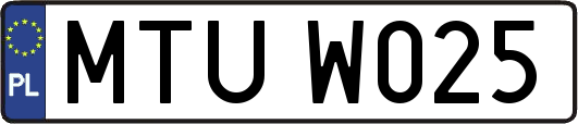 MTUW025
