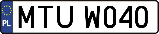 MTUW040