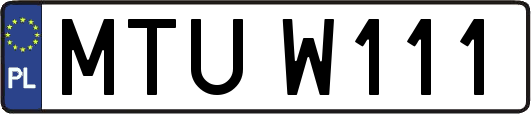 MTUW111