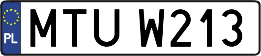 MTUW213