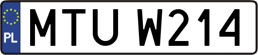 MTUW214