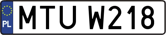 MTUW218