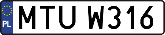 MTUW316