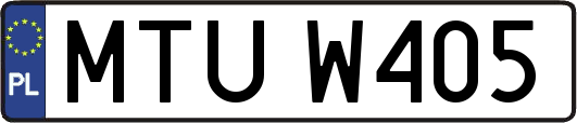 MTUW405
