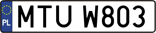 MTUW803