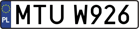 MTUW926