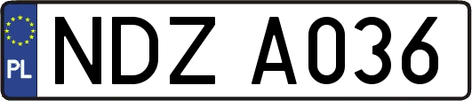 NDZA036