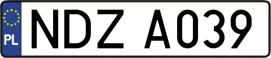 NDZA039