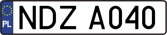 NDZA040