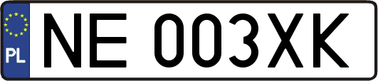 NE003XK