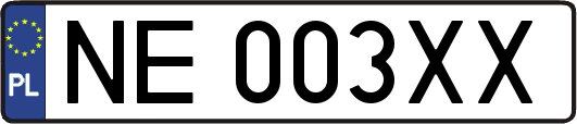 NE003XX