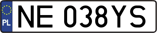 NE038YS