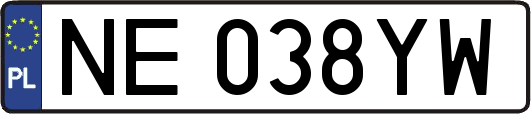 NE038YW