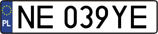NE039YE