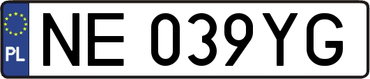 NE039YG