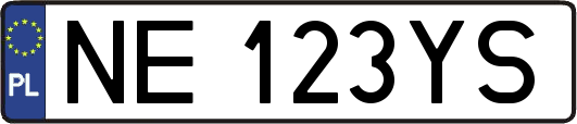 NE123YS