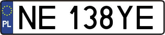 NE138YE