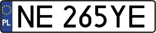 NE265YE