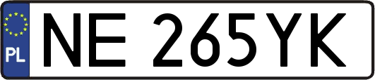 NE265YK