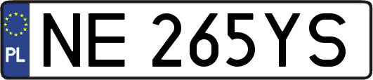 NE265YS