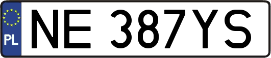 NE387YS
