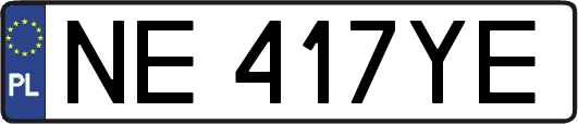 NE417YE