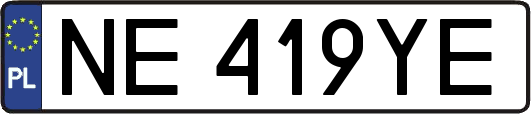 NE419YE