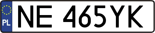 NE465YK