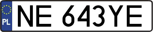 NE643YE
