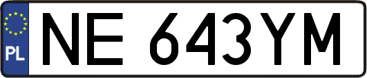 NE643YM