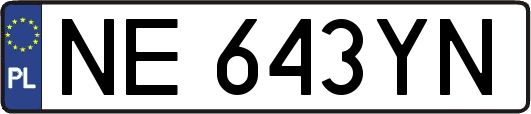 NE643YN