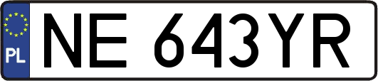 NE643YR