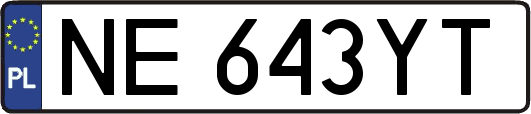 NE643YT