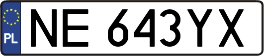 NE643YX
