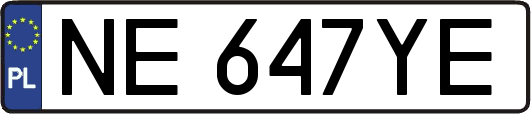 NE647YE
