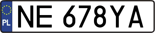 NE678YA
