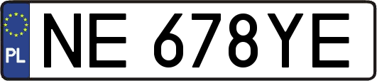 NE678YE