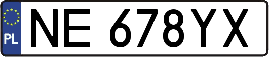 NE678YX