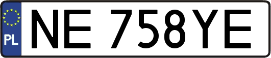 NE758YE
