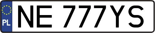NE777YS