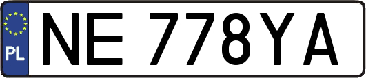 NE778YA