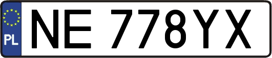 NE778YX