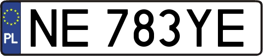 NE783YE
