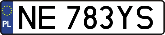 NE783YS