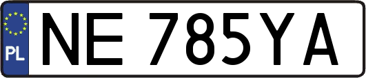 NE785YA