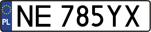NE785YX