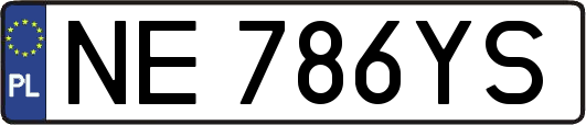NE786YS