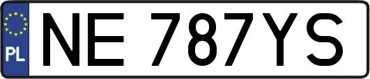 NE787YS